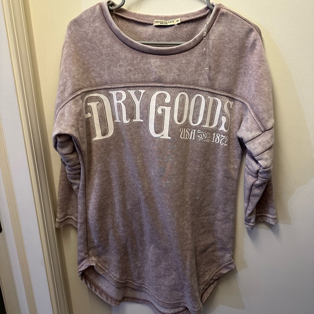 Purple dry hood sweatshirt